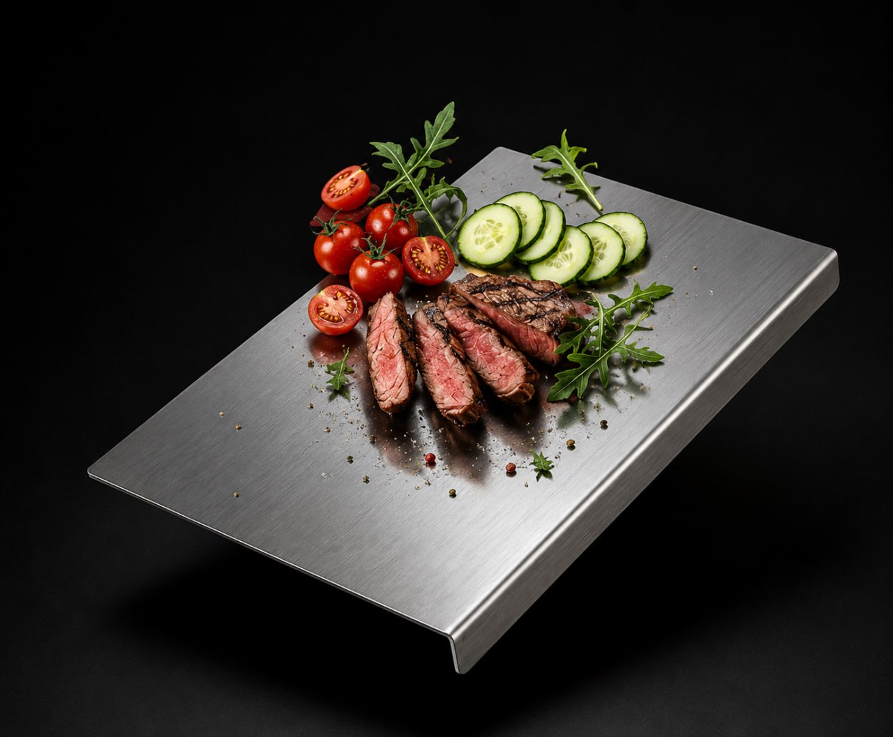Stainless Steel CounterTop Cutting Board-PFA's Free