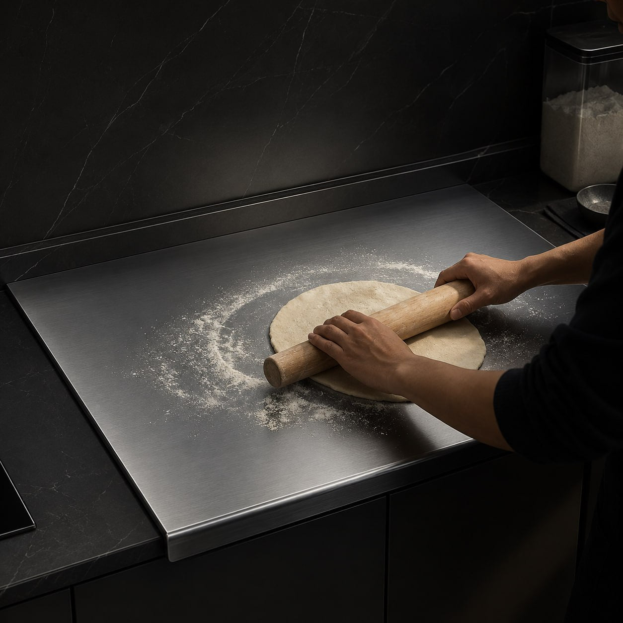Stainless Steel CounterTop Cutting Board-PFA's Free