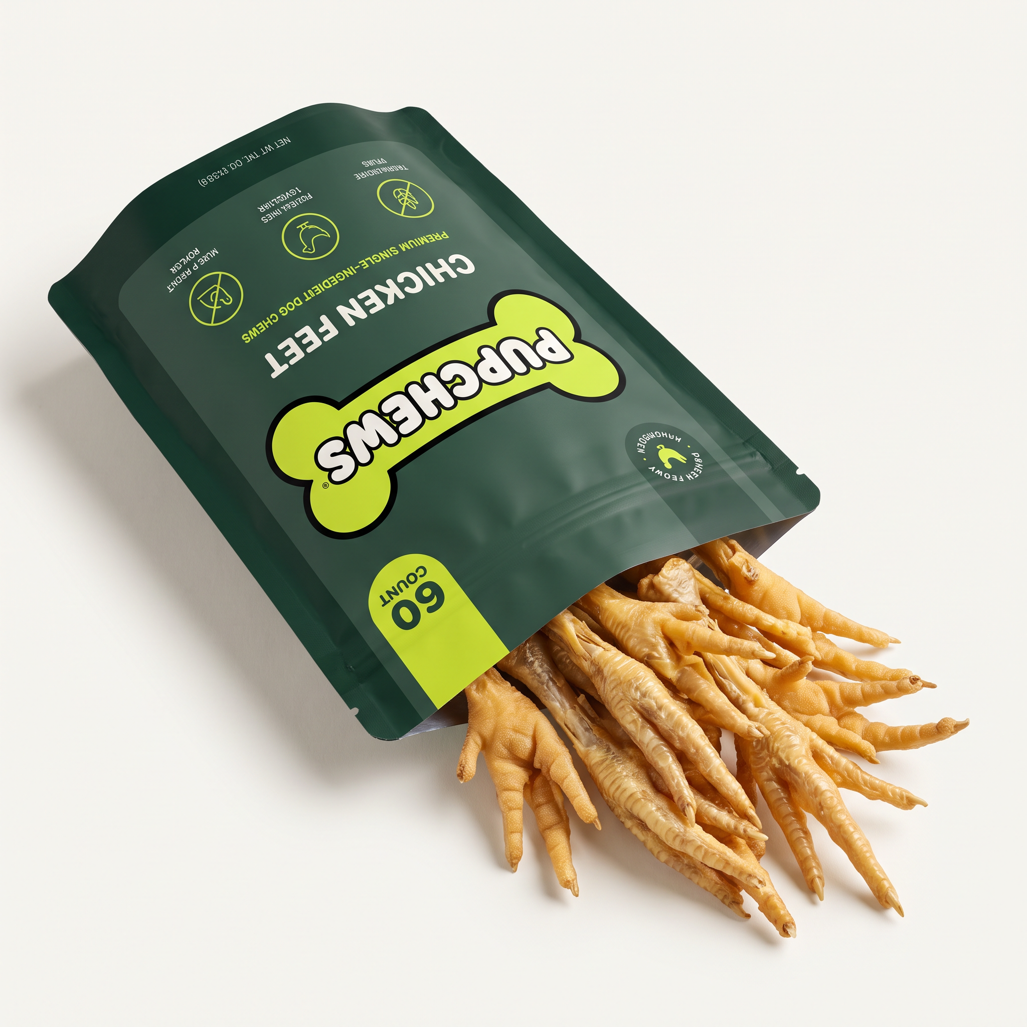 All Natural Dried Chicken Feet