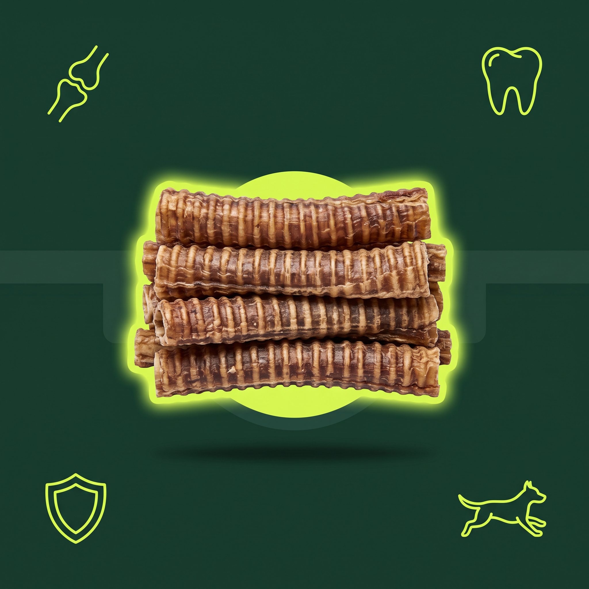 All ANtural Dried Beef Trachea